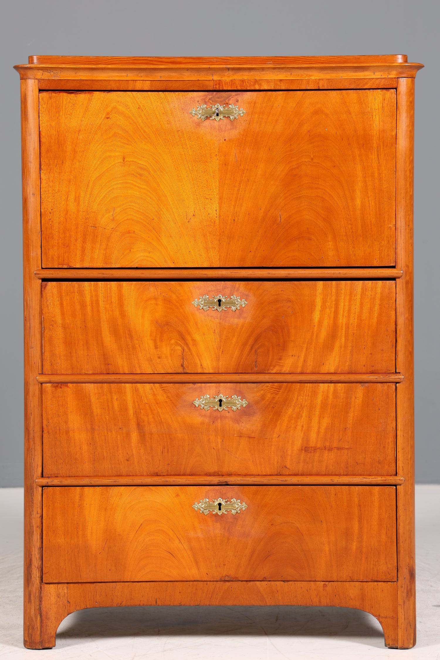 Traumhafter Biedermeier Sekretär Vertiko Antik Kommode Office Schreibkommode
