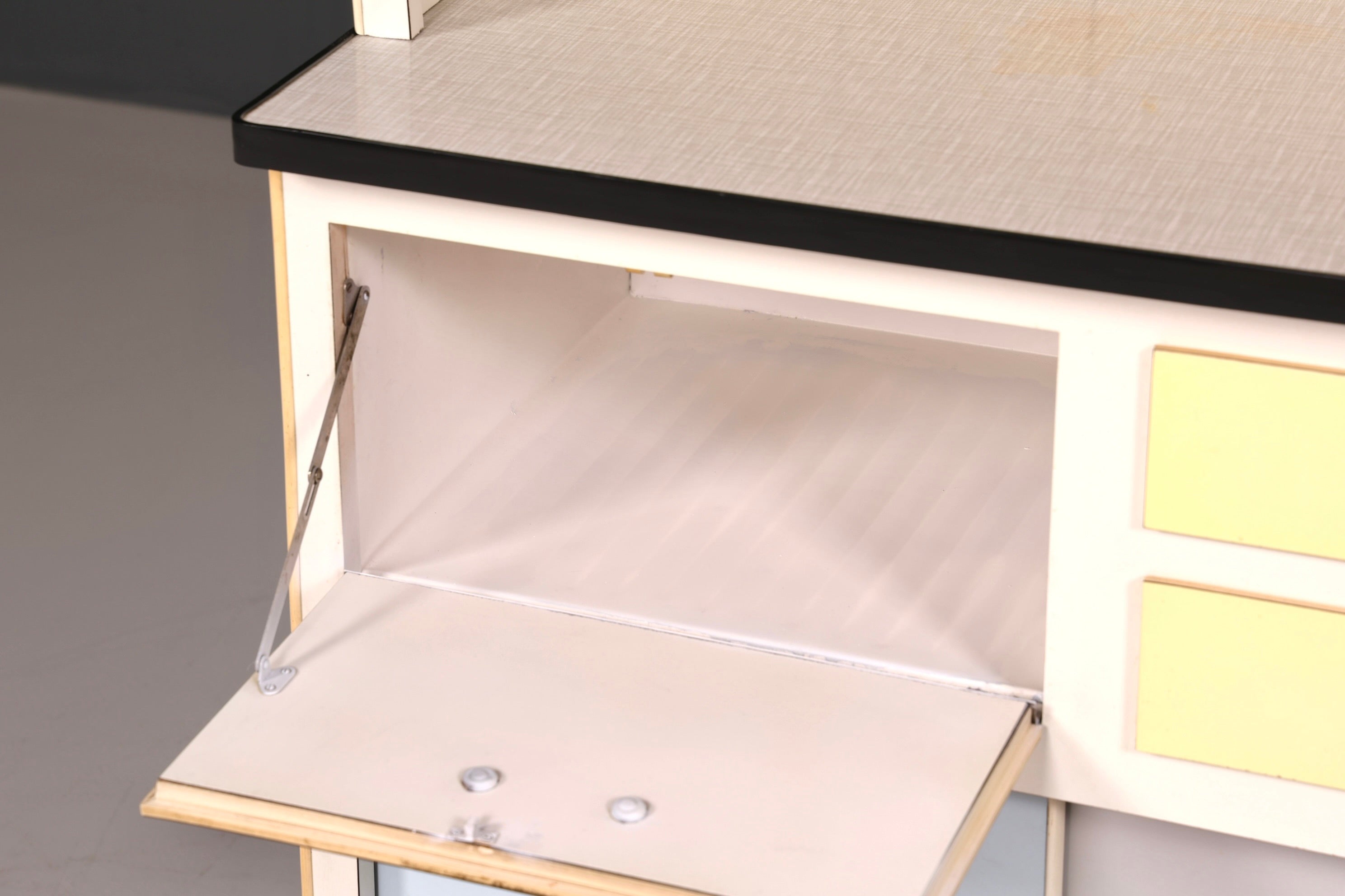 Kultiger Mid Century Küchenschrank Vintage Buffet Retro Anrichte 60er Jahre Schrank