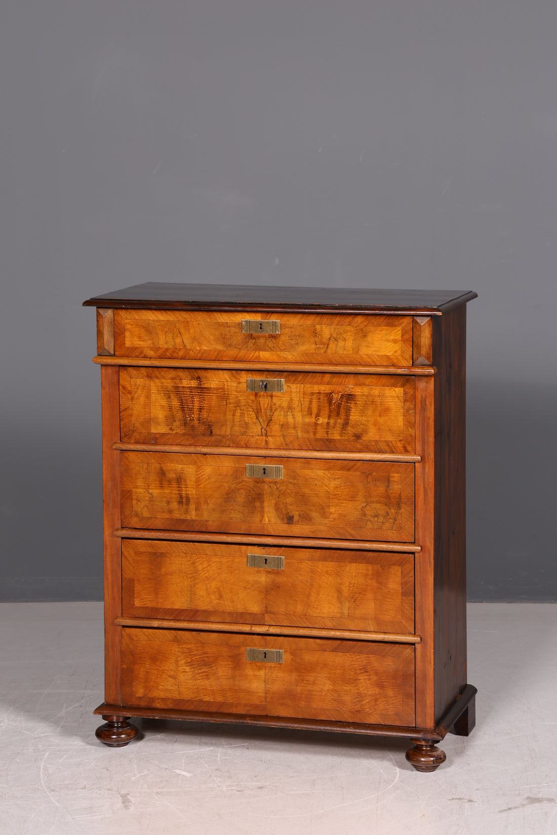 Wunderschöne Gründerzeit Kommode Jugendstil Vertiko Schubladenkommode Antik Wäschekommode Schrank Vintage