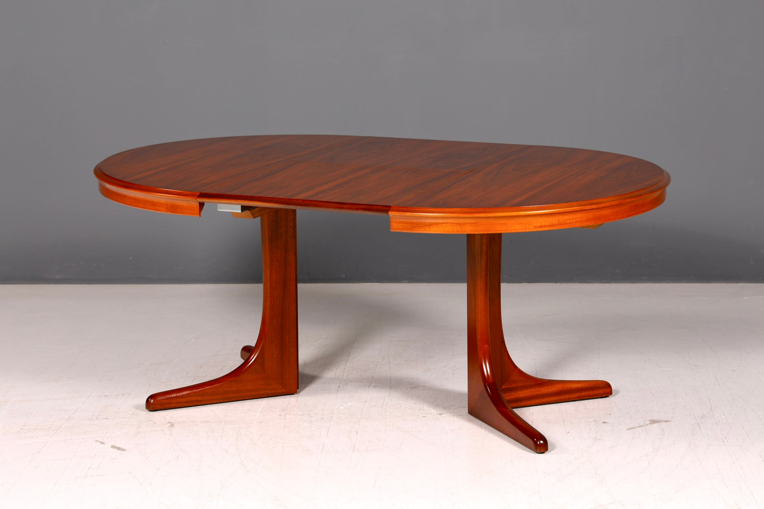 Wunderschöner Mid Century Esstisch rund ausziehbar Echt Holz Vintage Tisch Retro Danish Design Küchentisch Esszimmertisch
