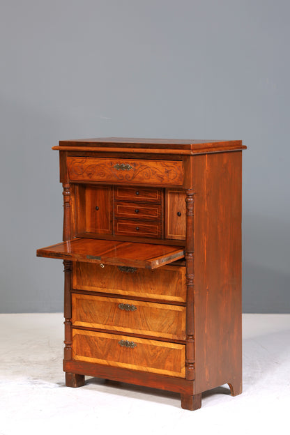 Edler Gründerzeit Sekretär Vertiko Highboard Jugendstil Kommode Schrank um 1880