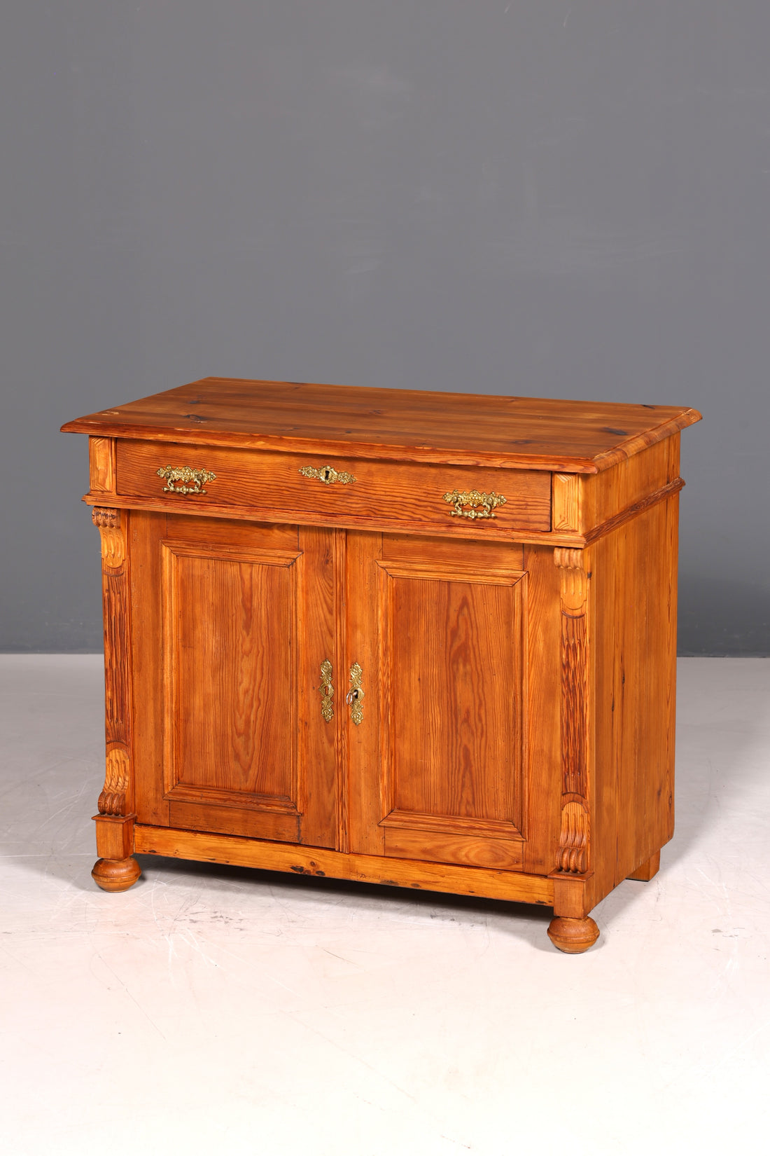 G547 Finish cm Traumhaftes Gründerzeit Vertiko Jugendstil Schrank Antik Highboard Kommode (Kopie)