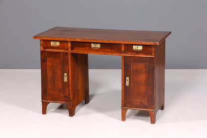 Wunderschöner Jugendstil Schreibtisch echt Holz Office Table Antik Bürotisch