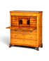 Stilvoller Biedermeier Sekretär Louis Philippe Vertiko Antik Kommode Schreibkommode Office Desk