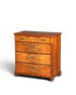 Stilvolle Louis Philippe Kommode Biedermeier Antik Schubladen Kommode Wäschekommode