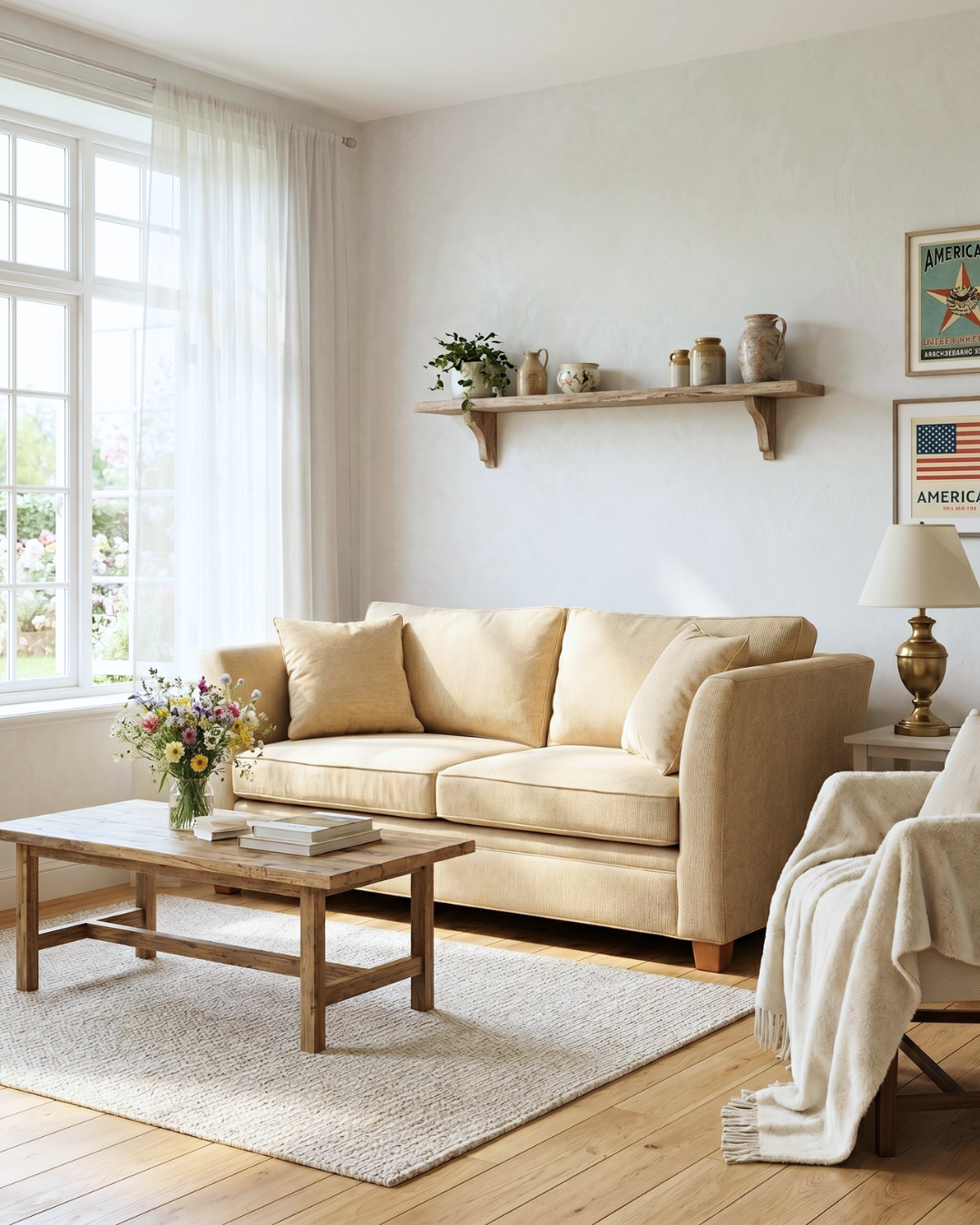 Beautiful original Drexel Heritage sofa USA couch 2-seater living room upholstered sofa