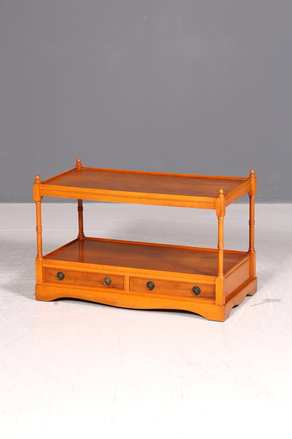 Traumhafter Englischer Couchtisch Eibe Regency Stil Beistelltisch Ablagetisch Antik Tisch Vintage