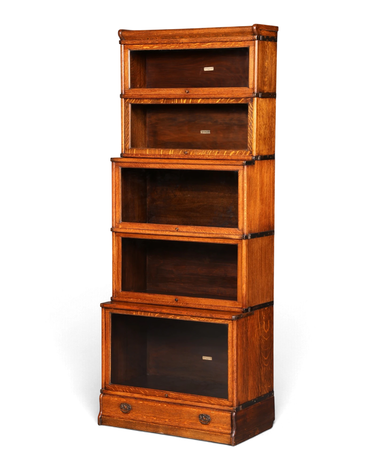 High-quality original Globe Wernicke bookcase, 6 modules, display cabinet, modular bookcase, English library, solid wood