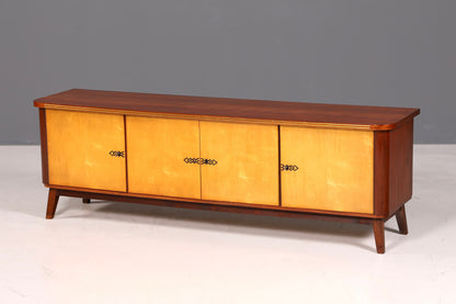 G135 Finish Schlichtes Mid Century Sideboard Vintage TV Kommode 60s Schrank Longboard Retro Lowboard