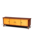 G135 Finish Schlichtes Mid Century Sideboard Vintage TV Kommode 60s Schrank Longboard Retro Lowboard