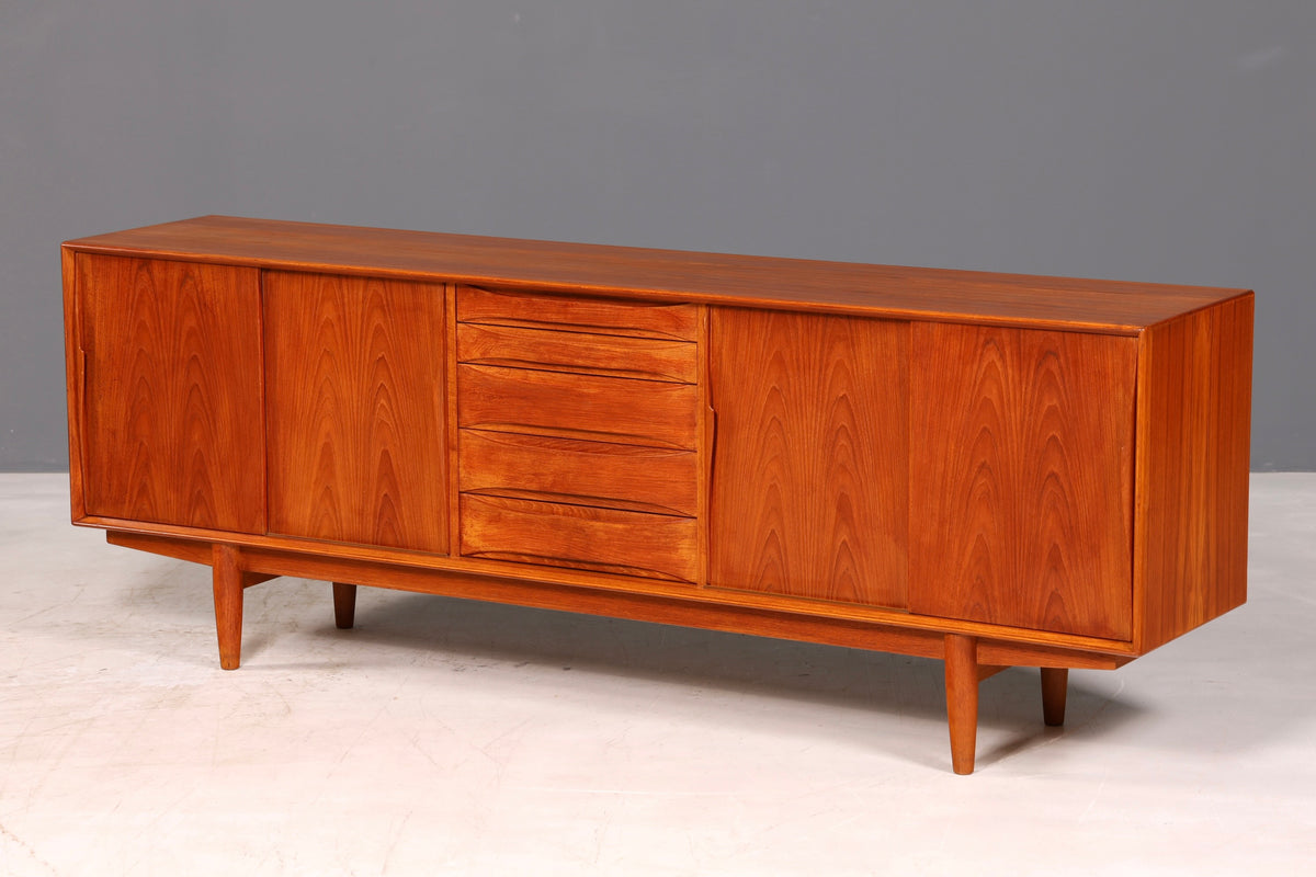 Beautiful Dyrlund mid-century teak sideboard, Danish design, vintage cabinet dresser