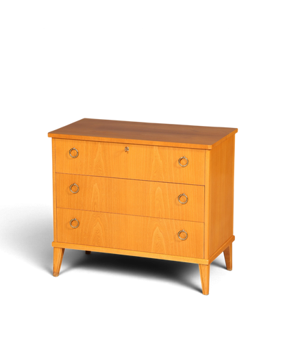 Schlichte Mid Century Kommode Vintage Flur Kommode 60s Schubladenkommode