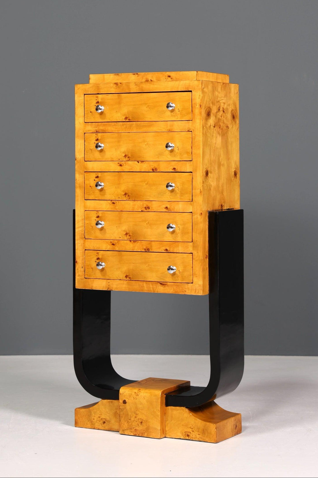 Traumhaftes Art Deco Design Highboard Biedermeier Stil Kommode