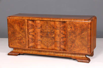 Wunderschönes Original Art Deco Sideboard Antik Schrank TV Kommode Buffet um 1930