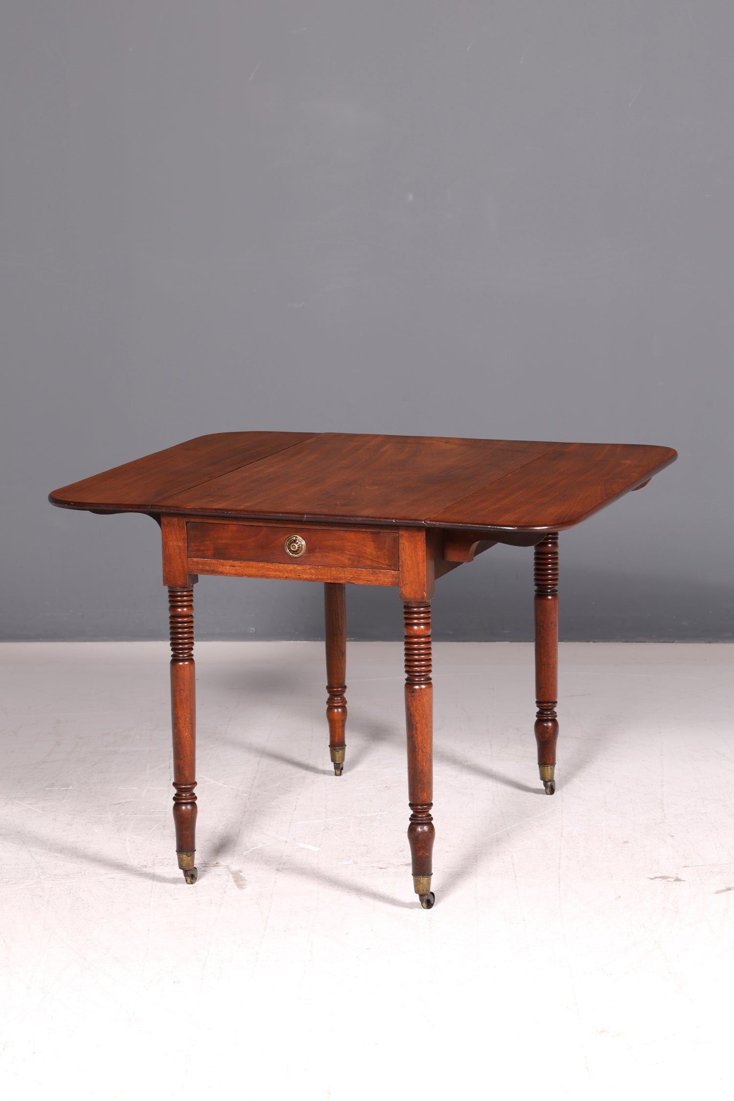 Wunderschöner Englischer Esstisch Mahagoni Klapptisch Küchentisch Regency Antik Ausklappbar Vintage