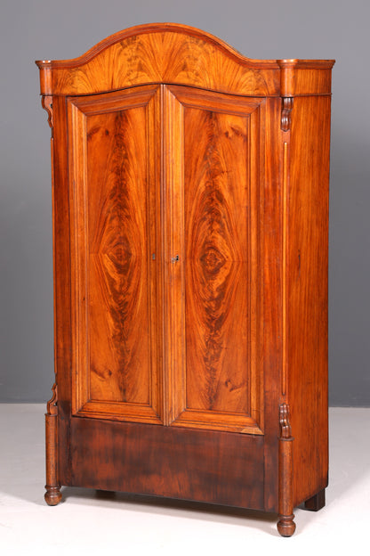 Edler Louis Philippe Schrank Antik Gründerzeit Kleiderschrank Wäscheschrank um 1880