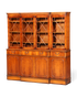 Wunderschöne Englische Vitrine Bücherschrank Buffet Antik Stil Eibe Glasvitrine Bibliothek