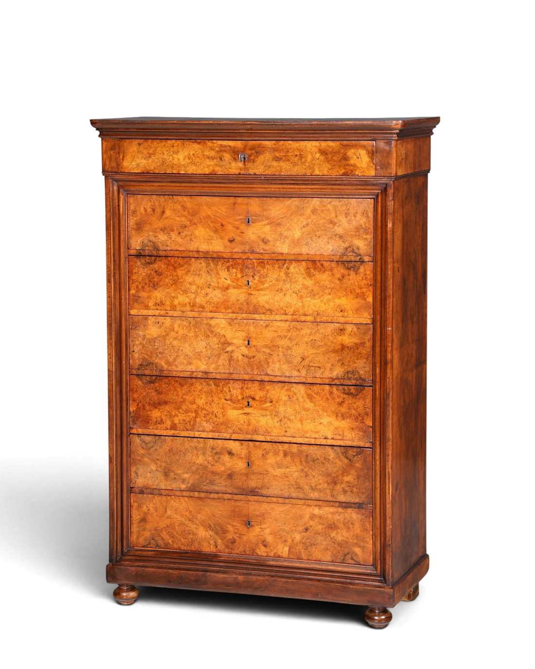 F941 Finish Wunderschönes Gründerzeit Vertiko Louis Philippe Kommode um 1880 Schubladenkommode