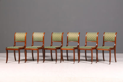 6x Edle Englische Stühle Dining Chairs 60er Jahre Küchenstühle Esszimmerstühle Stuhlset