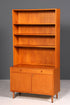 Wunderschönes Mid Century Regal Danish Design Teak Holz Schrank Retro Bücherregal Kommode 1 von 2