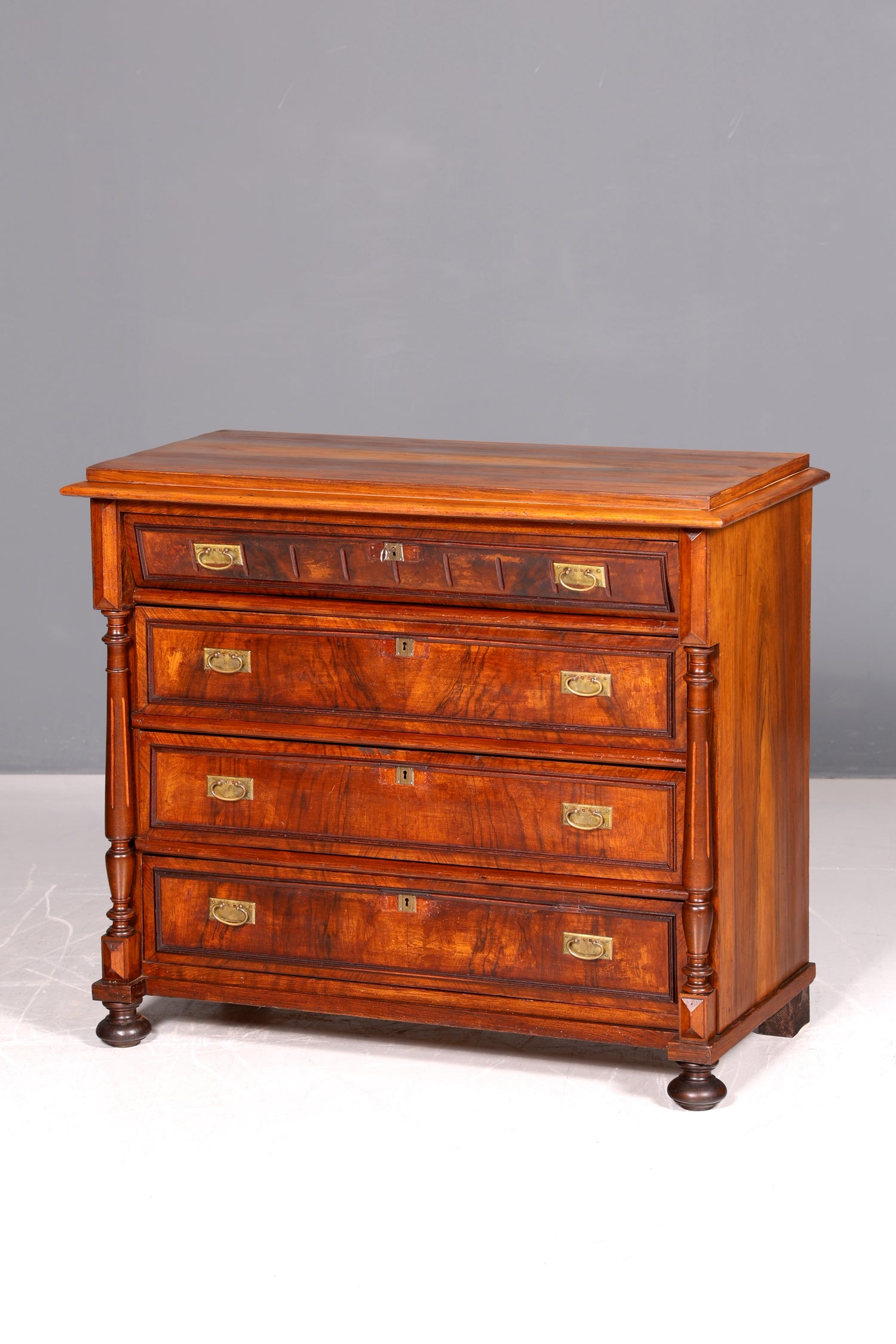 Wunderschöne Gründerzeit Kommode Jugendstil Antik Sideboard Schubladenkommode Wäschekommode um 1900