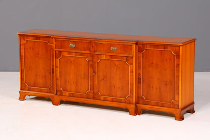 Wunderschönes Original Heldense Sideboard Eibe Englisch Buffetschrank Kommode Antik Schrank Vintage