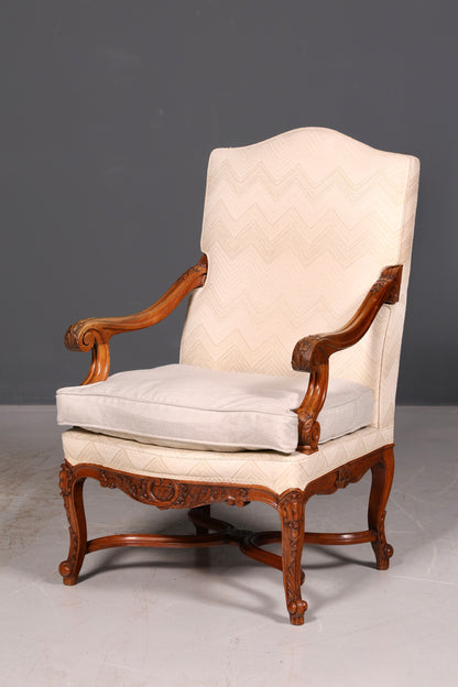 Edler Louis Philippe Armlehnsessel Gründerzeit Antik Sessel Polstersessel 1 von 2
