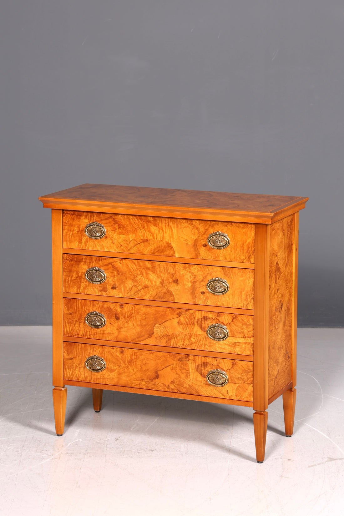 Edle Englische Kommode Antik Stil Echt Holz Schubladenkommode Vintage Schrank