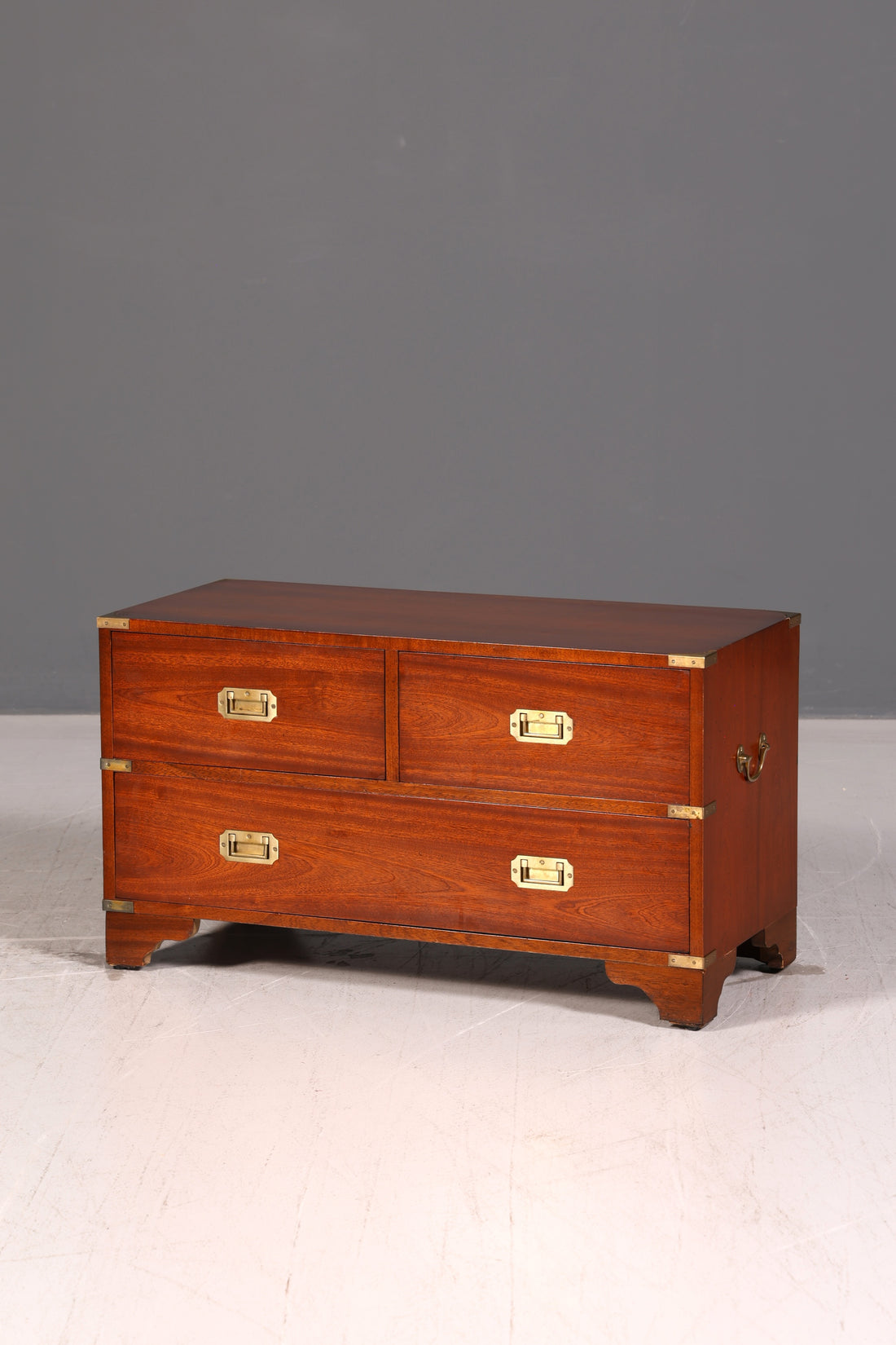 Beautiful Maritime Chest of Drawers Kemble English Military Chest Dresser Linen Chest 1 of 2