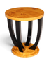 Wunderschöner Art Deco Stil Beistelltisch Antik Stil Tisch Luxus Couchtisch Birke Ablagetisch
