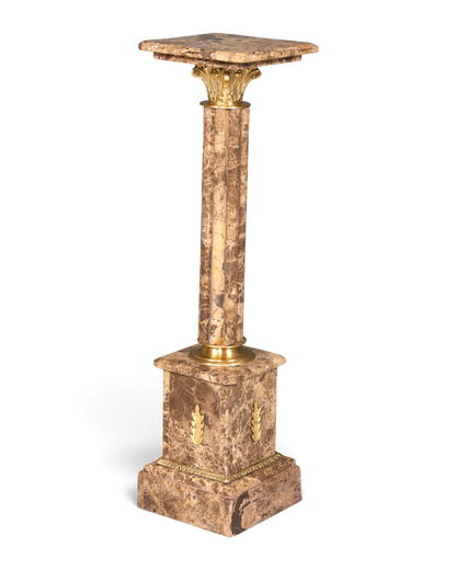 Wunderschöne Barock Stil Säule Louis XV Marmor Blumensäule Naturstein Sockel Ablage