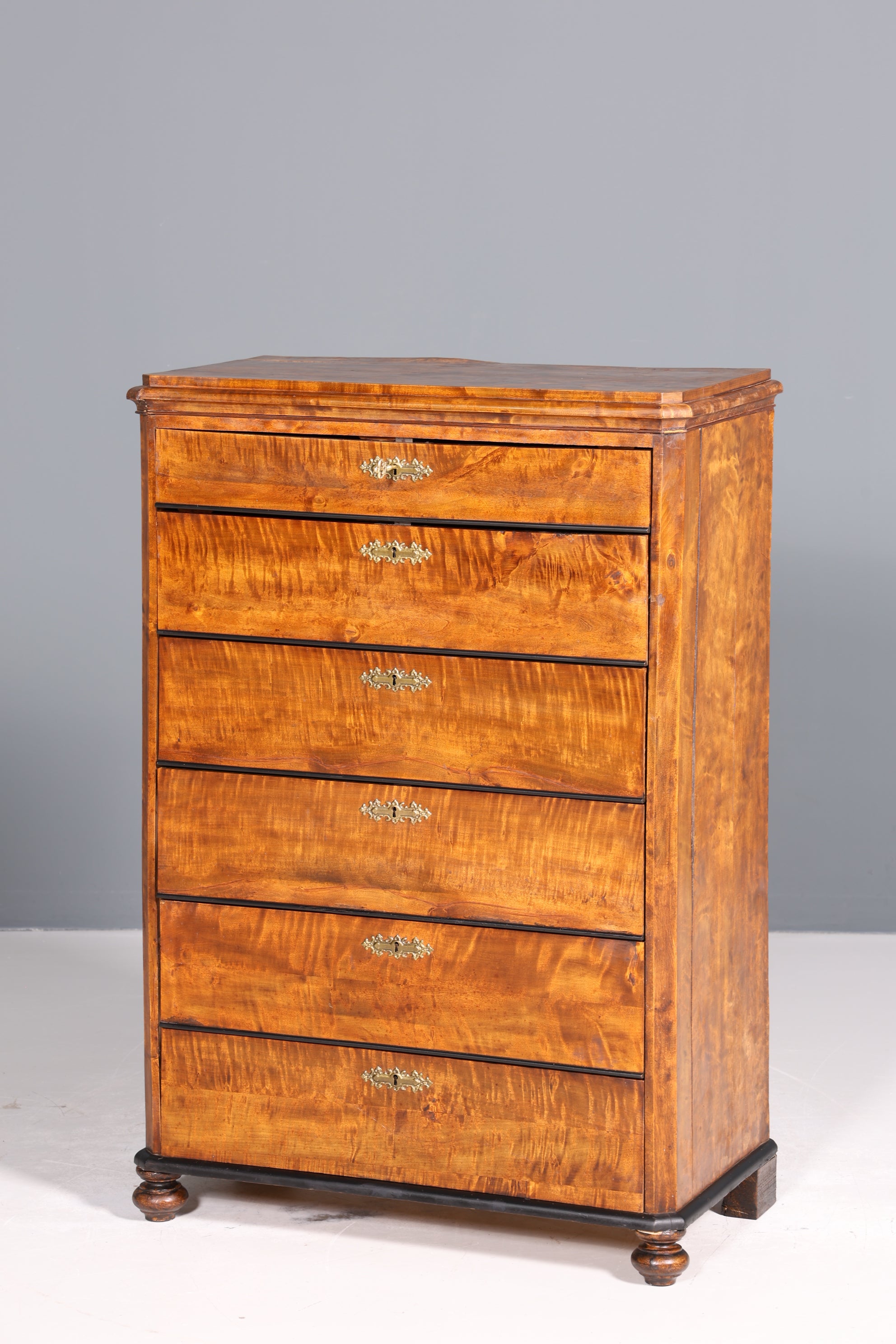 Wunderschöne Louis Philippe Kommode Gründerzeit Vertiko Schubladen Kommode um 1880