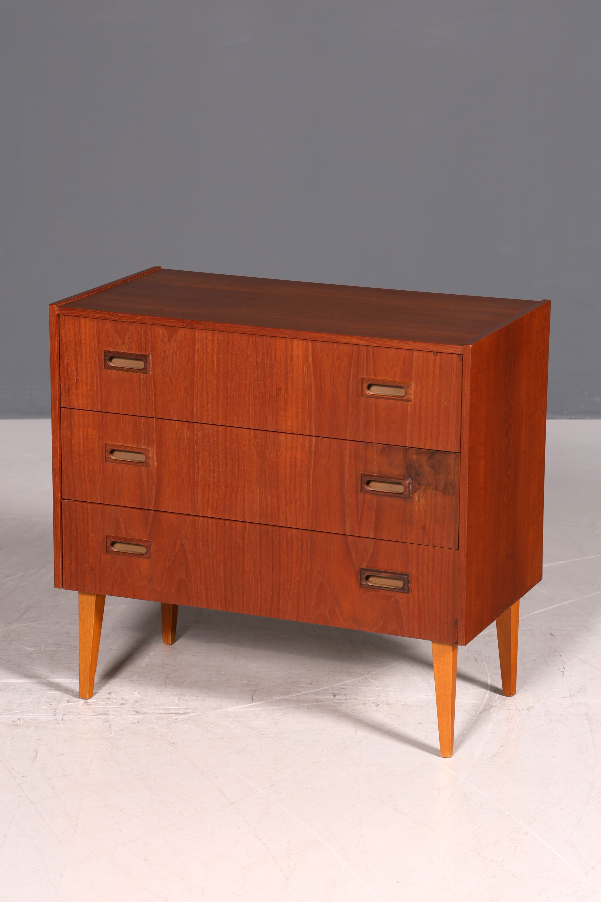 G395 Finish cm Wunderschöne Mid Century Kommode Teak Holz Sideboard Vintage Schubladen Kommode (Kopie)