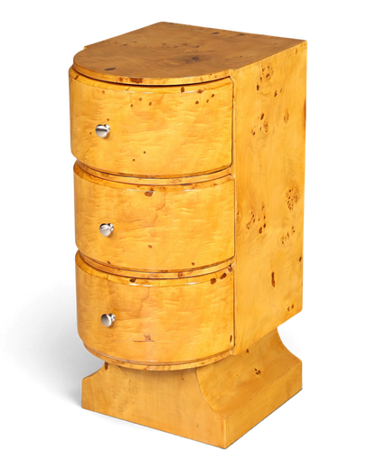 Wunderschöne Art Deco Design Kommode Birke Beistelltisch Modern Kult Schubladenkommode