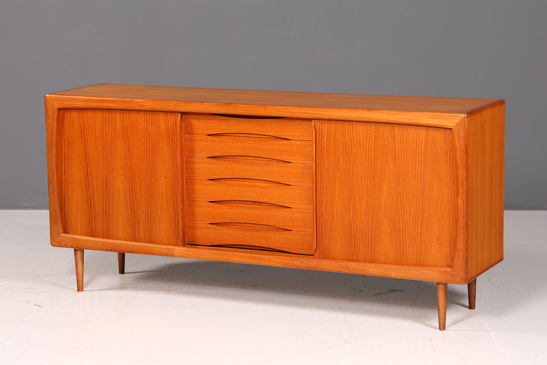 Original Dyrlund Cabinet Mid Century Sideboard Danish Design Teak Wood TV Cabinet 60s Buffet
