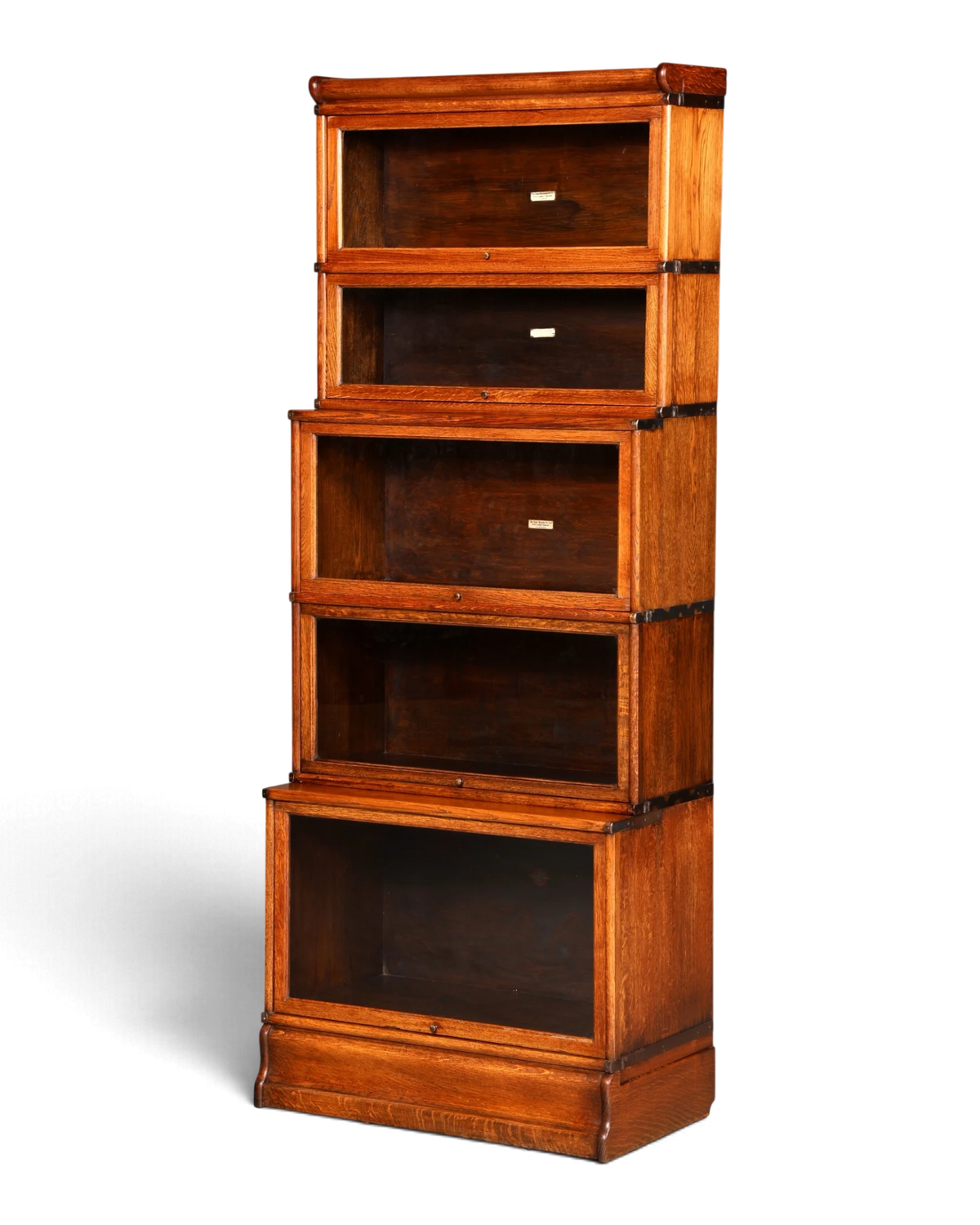 Classic original Globe Wernicke bookcase, 6 modules, display cabinet, modular bookcase, English library, solid wood