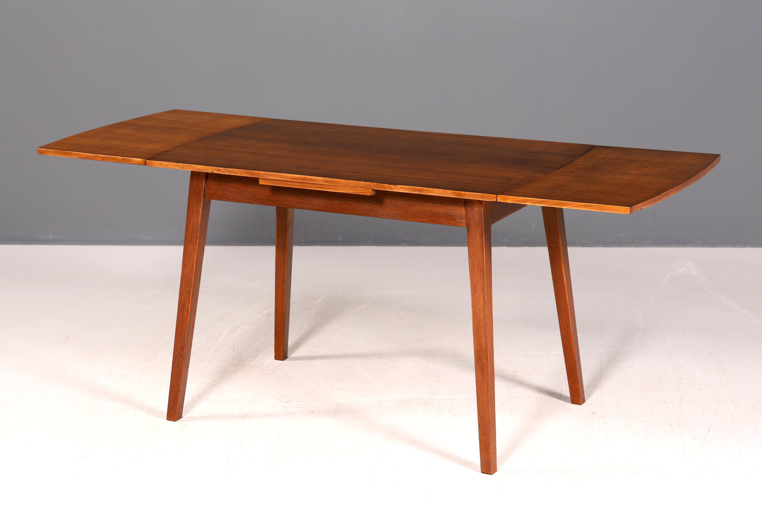 G212 Finish cm Schlichter Mid Century Esstisch ausziehbarer Vintage Tisch Retro Küchentisch (Kopie)