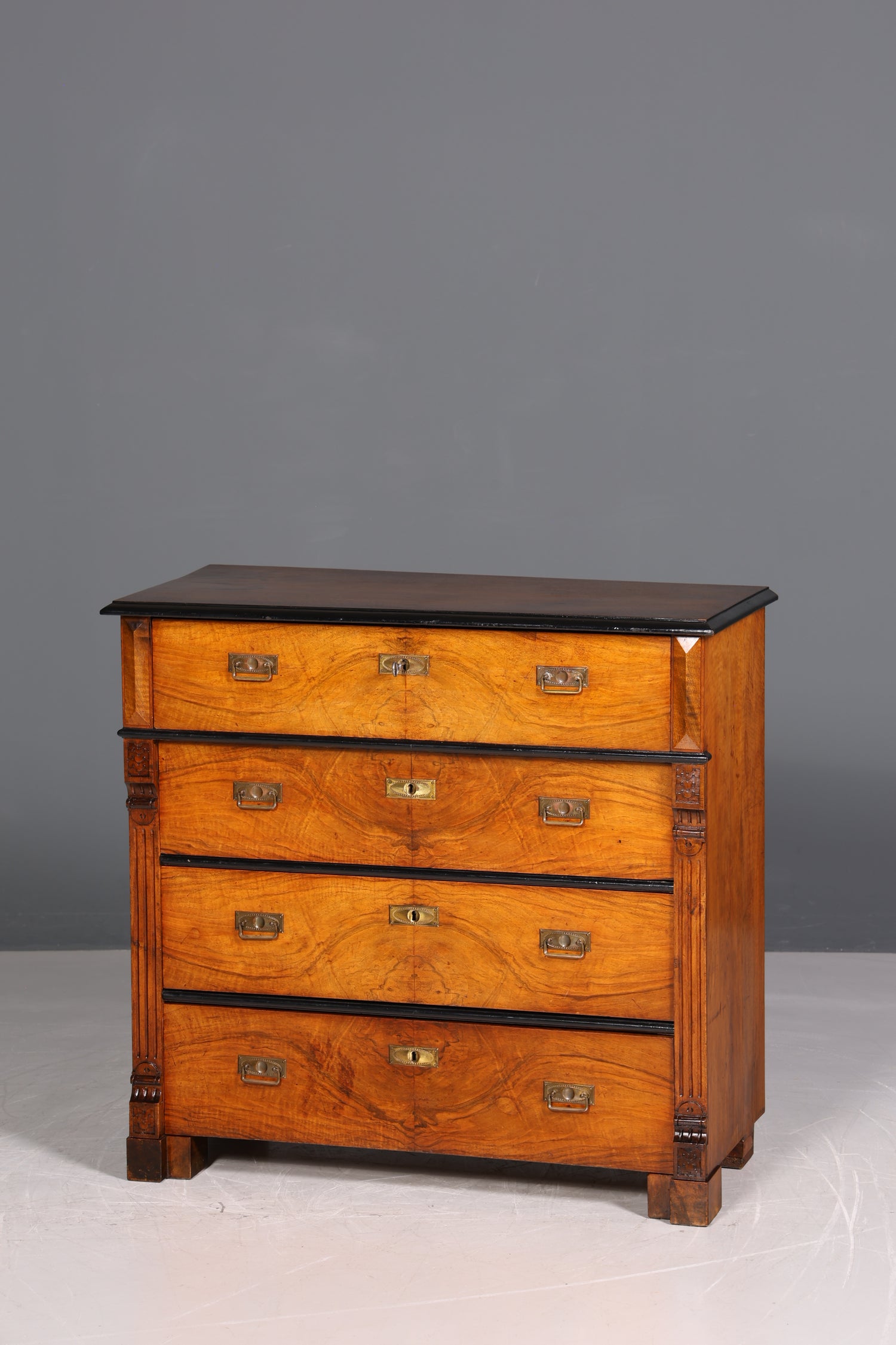 Wunderschöne Gründerzeit Kommode Jugendstil Vertiko Antik Kommode Schubladenkommode