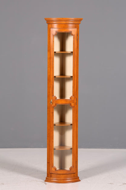 Wunderschöne Original Selva Eckvitrine Antik Stil Vitrine Schrank Geschirrschrank Glasvitrine