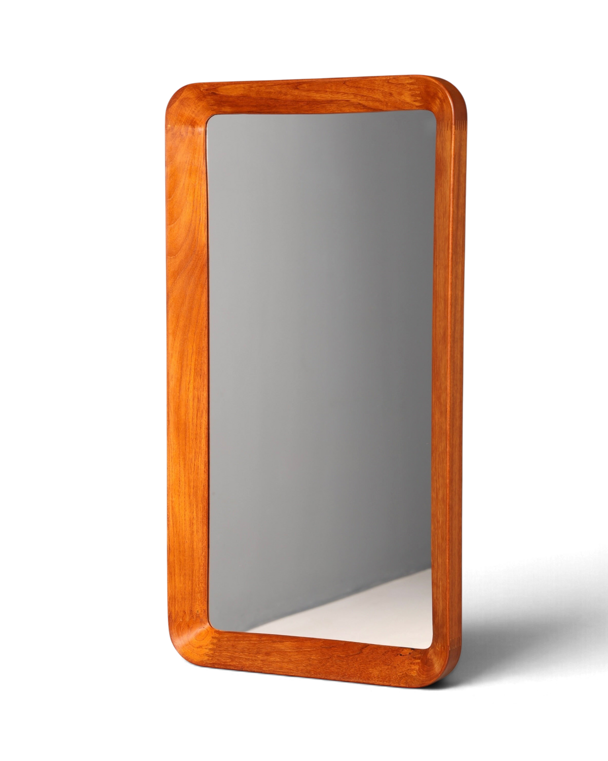 Wunderschöner Mid Century Spiegel Flur Wandspiegel Danish Design Spiegel Teak Holz Flurspiegel
