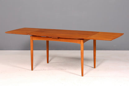 Traumhafter Mid Century Esstisch ausziehbarer Danish Design echt Holz Küchentisch Esszimmer Tisch