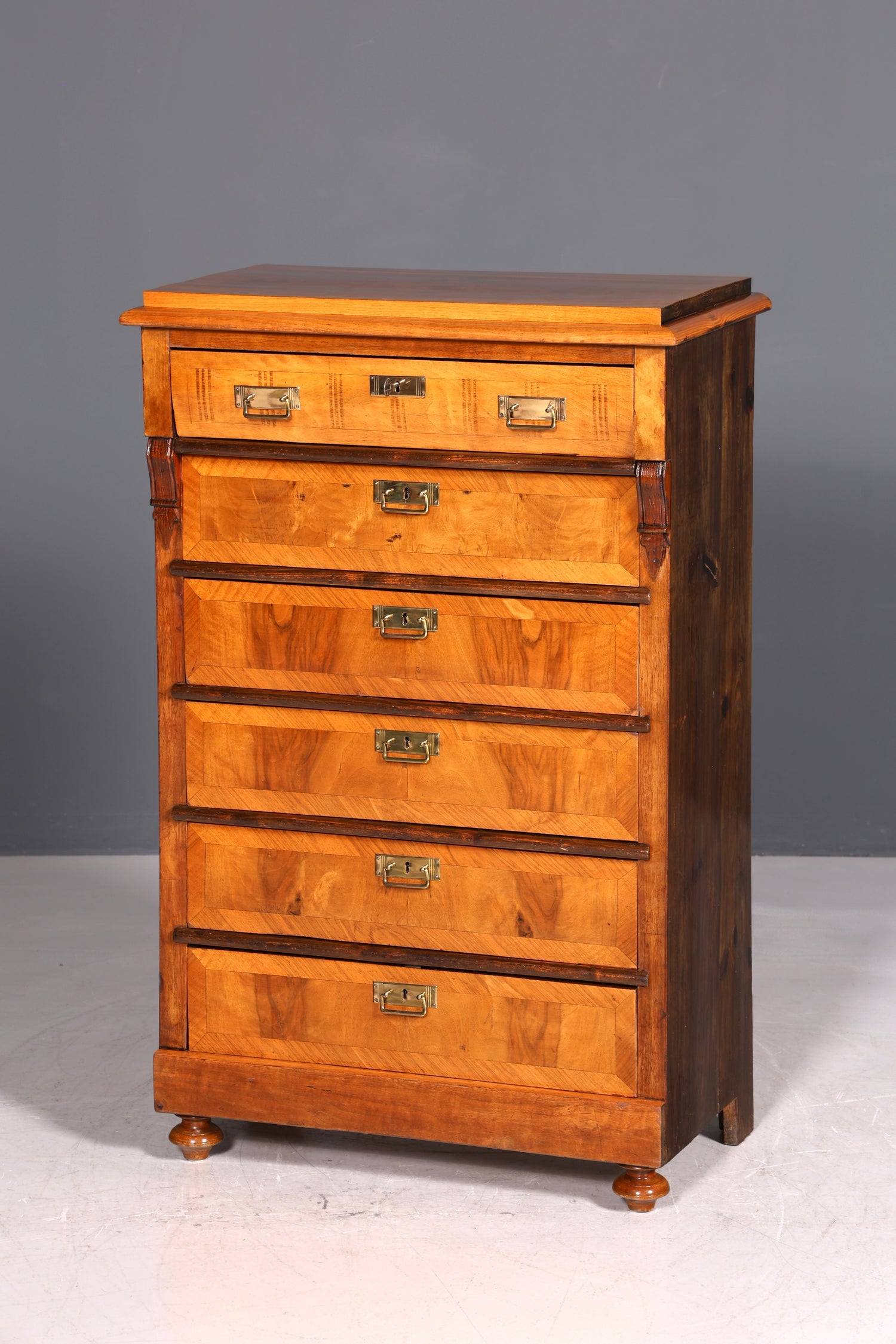 Wunderschöne Gründerzeit Kommode Jugendstil Vertiko Schubladenkommode Antik Wäschekommode