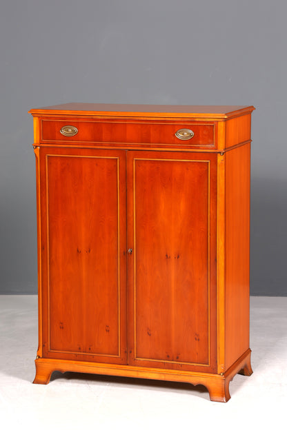 F961 Finish cm Traumhafter Original Heldense Schrank Englische Eibe Sideboard echt Holz Antik 60s