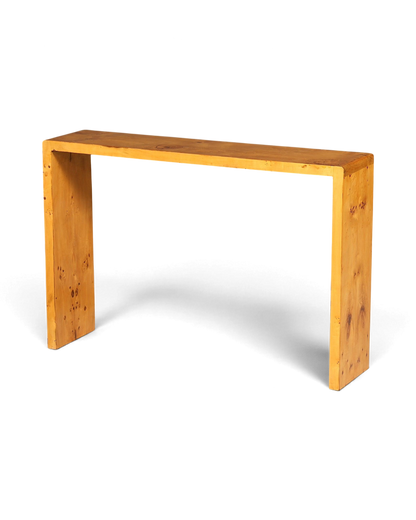 Schlichte Art Deco Stil Wandkonsole Flur Ablagetisch Birke Konsole