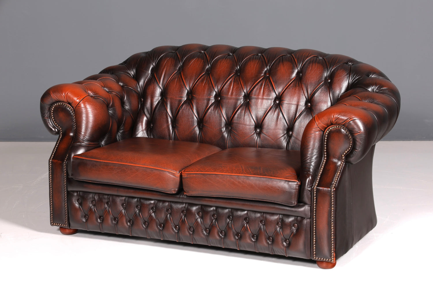 Beautiful Original Chesterfield Centurion 2 Seater Couch English Real Leather Sofa UK