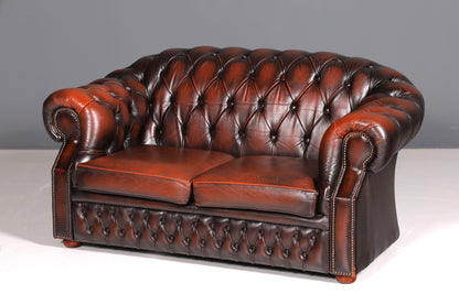 Beautiful Original Chesterfield Centurion 2 Seater Couch English Real Leather Sofa UK