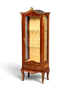 Traumhafte Barock Stil Vitrine Antik Stil Sammler Schrank Intarsien Glasschrank