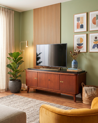Wunderschönes Mid Century Sideboard Vintage TV Kommode Retro Schrank Longboard 60s