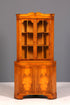 Wunderschöne Englische Eckvitrine Eibe Antik 60s Echt Holz Eckschrank Glasvitrine