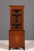G577 Finish cm Wunderschöne Englische Eckvitrine Mahagoni Antik 60s echt Holz Schrank Eckschrank Glasvitrine (Kopie)